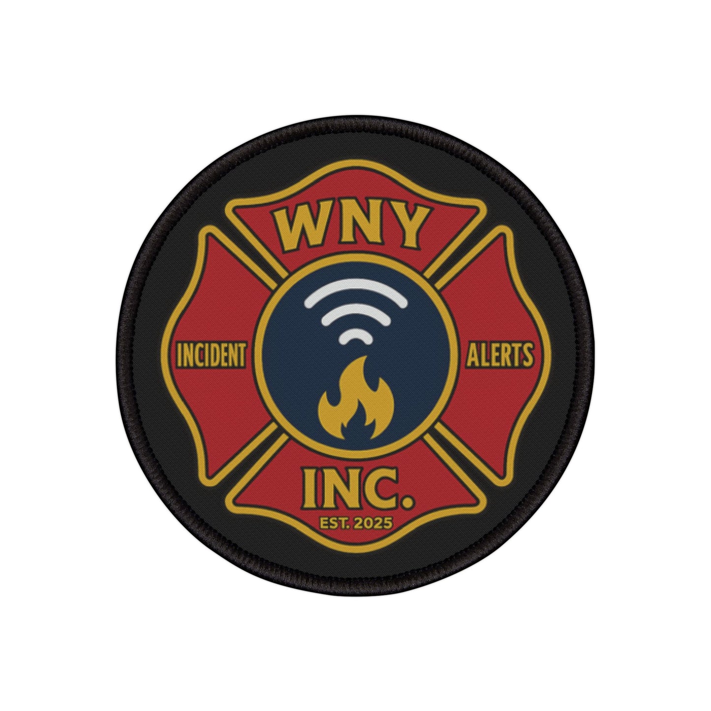 WNY Incident Alerts Iron on patch