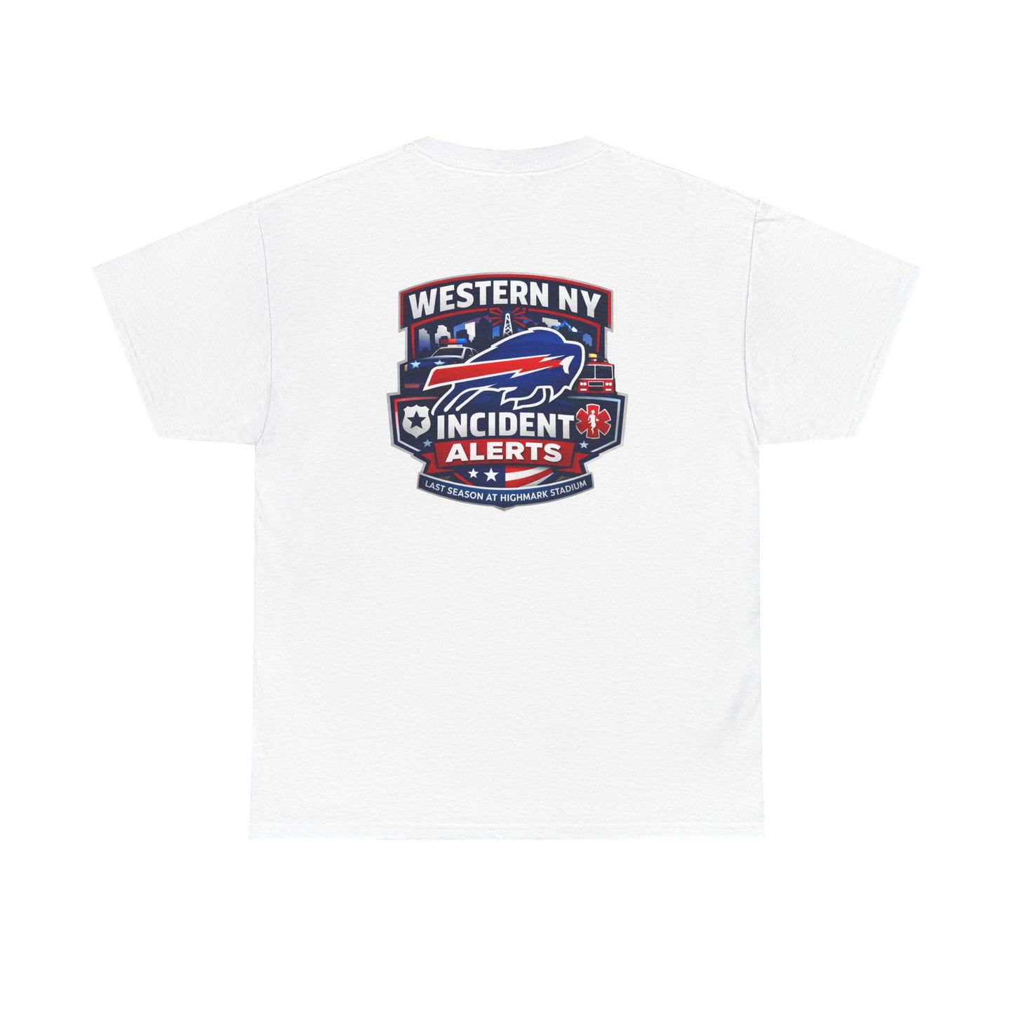 Incident Alerts Western NY T‑Shirt — Buffalo Bills Inspired Emergency Response Tee