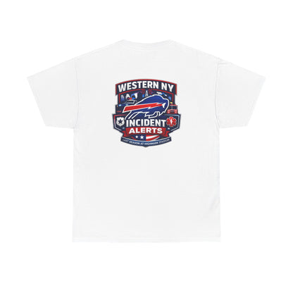 Incident Alerts Western NY T‑Shirt — Buffalo Bills Inspired Emergency Response Tee