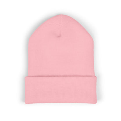 COVA Sun Logo Cuffed Beanie — Embroidered Winter Hat