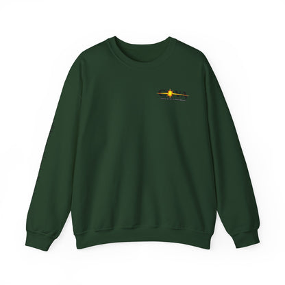 COVA Crewneck Sweatshirt — 'May the Wheels of EMS Forever Roll' Retro Logo