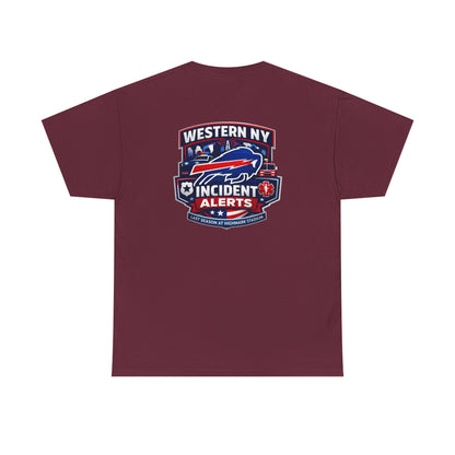 Incident Alerts Western NY T‑Shirt — Buffalo Bills Inspired Emergency Response Tee