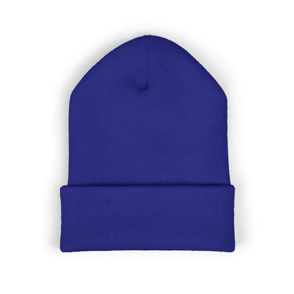 COVA Sun Logo Cuffed Beanie — Embroidered Winter Hat
