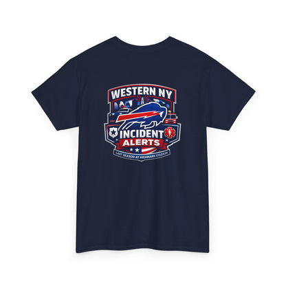 Incident Alerts Western NY T‑Shirt — Buffalo Bills Inspired Emergency Response Tee