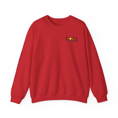 COVA Crewneck Sweatshirt — 'May the Wheels of EMS Forever Roll' Retro Logo