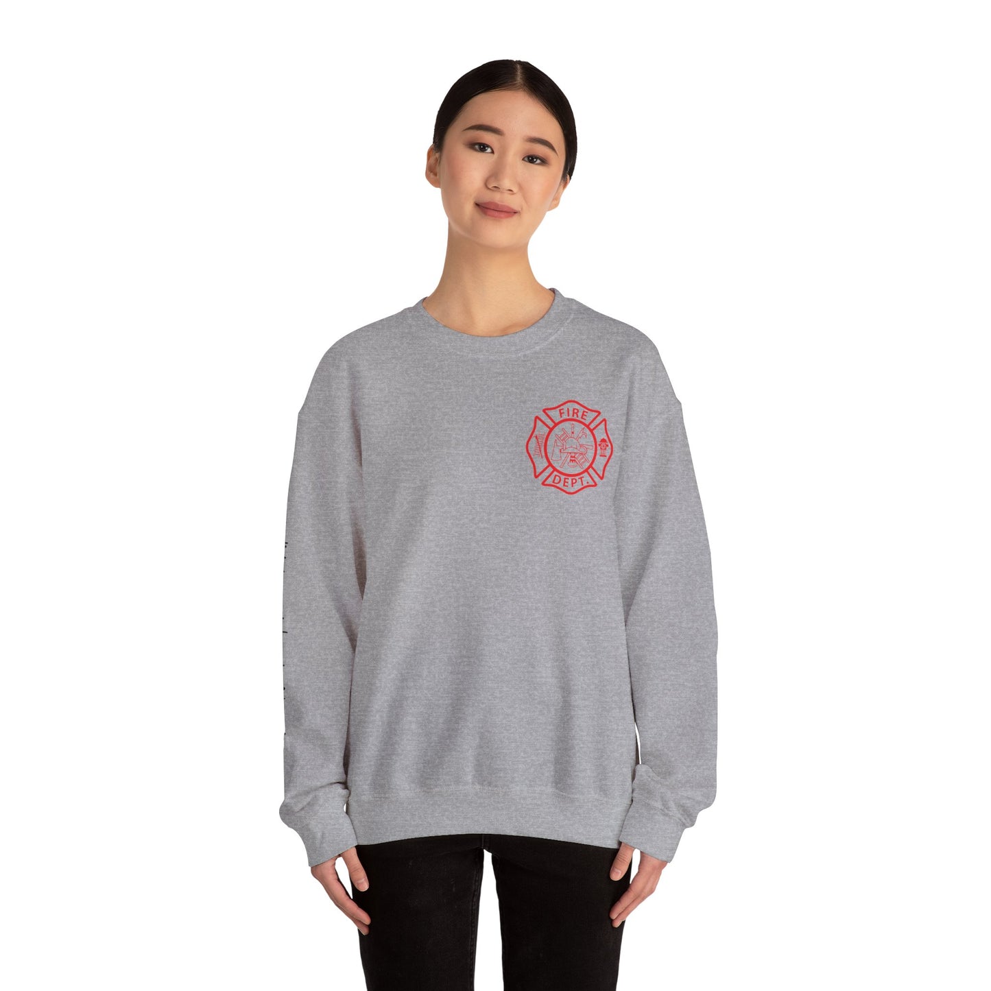 Proud Firefighter Crewneck Sweatshirt