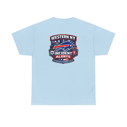 Incident Alerts Western NY T‑Shirt — Buffalo Bills Inspired Emergency Response Tee