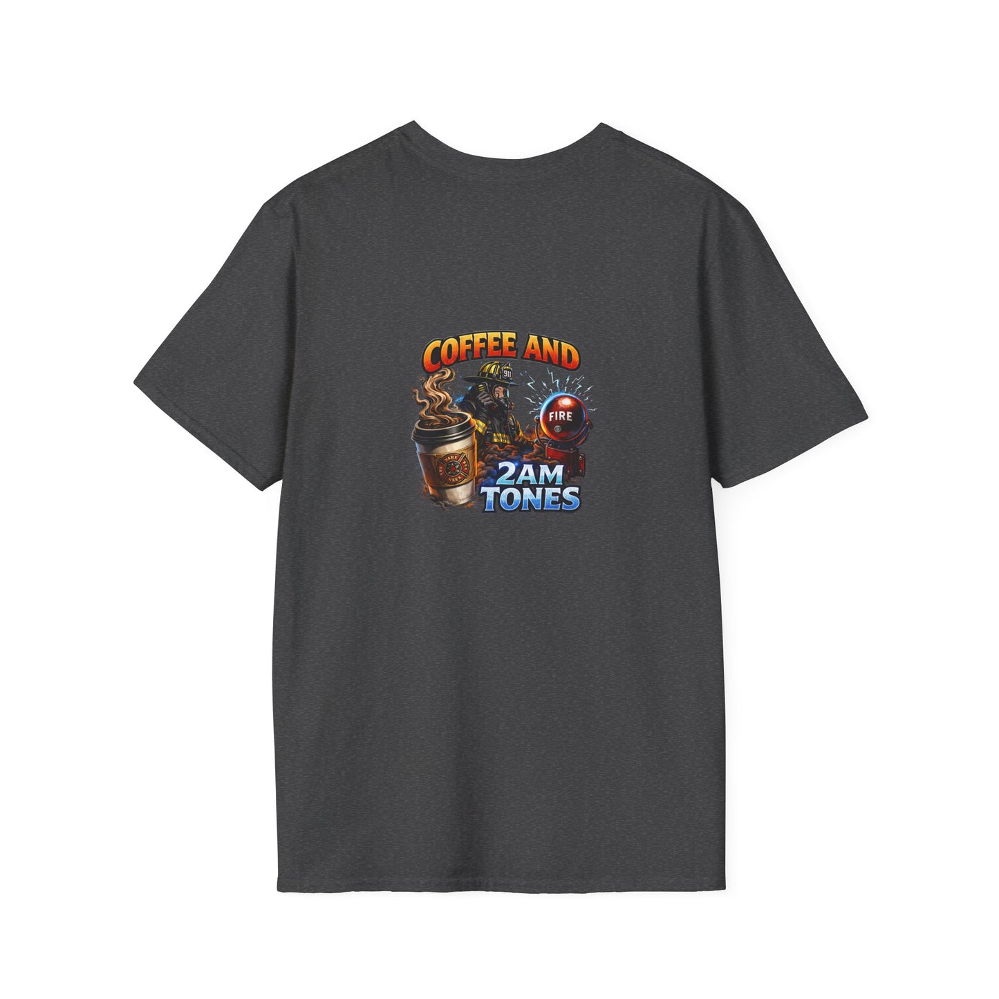 Coffee and 2AM Tones T-Shirt – Retro Coffee Vibes Graphic Tee