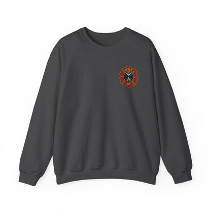 Firefighter Crewneck Sweatshirt — “Mount Up We’ve Got a Ripper!” Graphic