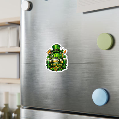 Western NY Incident Alerts St. Patrick’s Day Kiss-Cut Vinyl Sticker