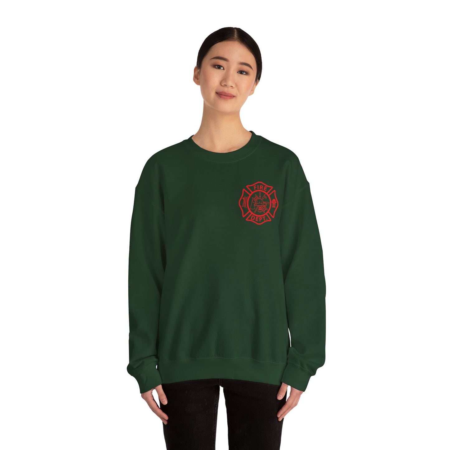 Proud Firefighter Crewneck Sweatshirt