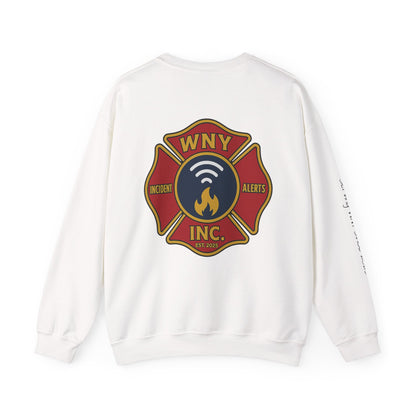 Fire Department Logo Sweatshirt — WNY Incident Alerts Crewneck