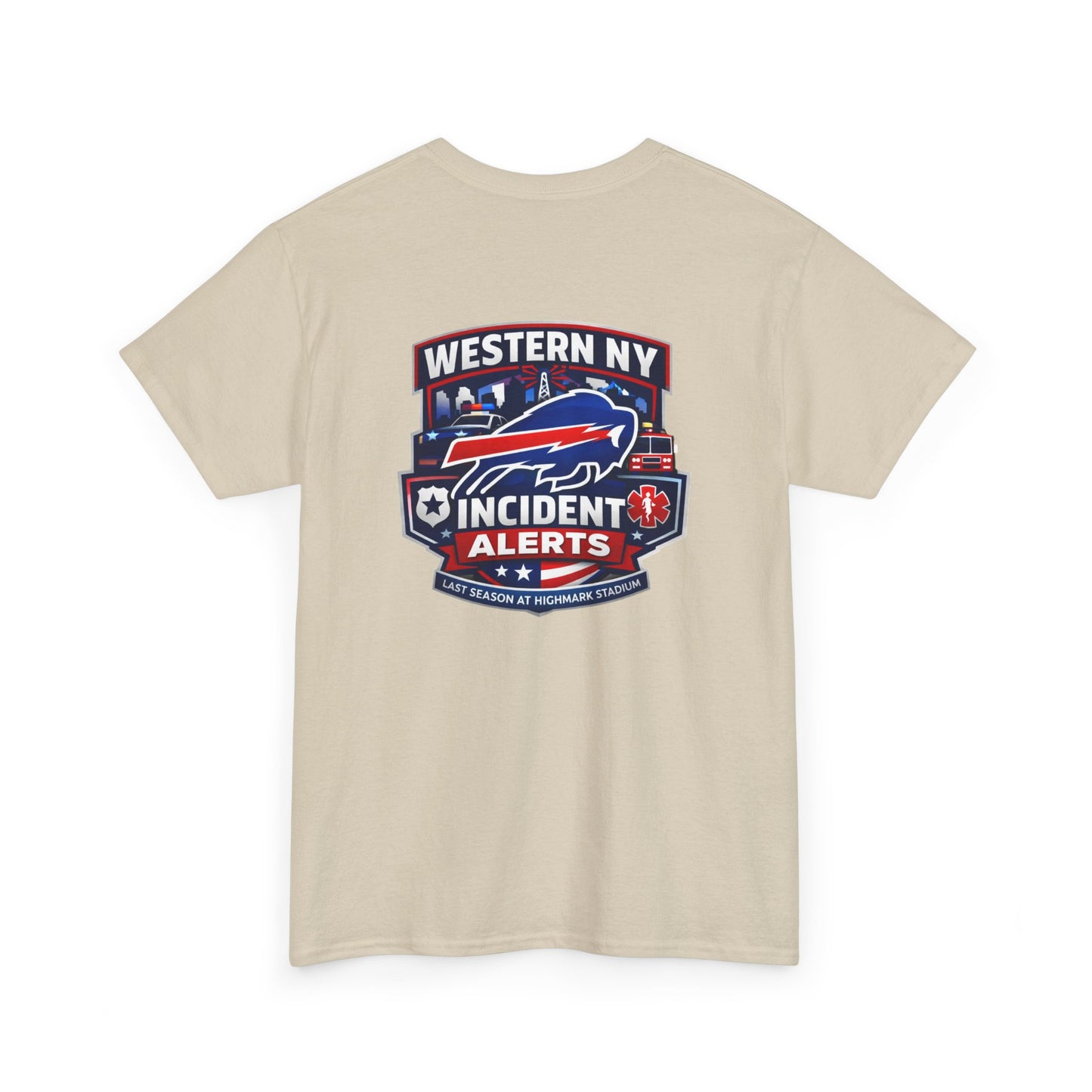 Incident Alerts Western NY T‑Shirt — Buffalo Bills Inspired Emergency Response Tee