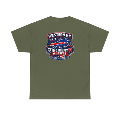 Incident Alerts Western NY T‑Shirt — Buffalo Bills Inspired Emergency Response Tee