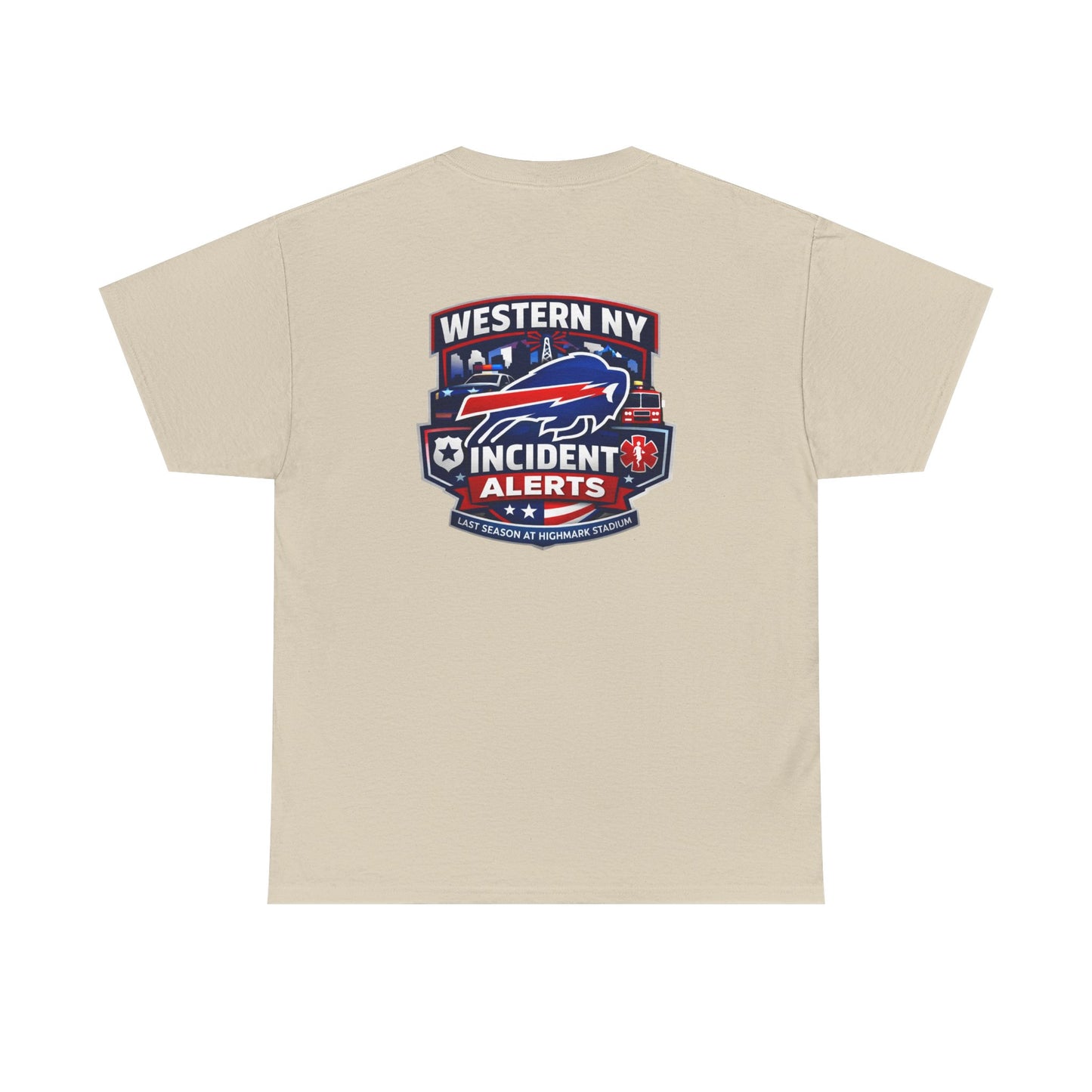 Incident Alerts Western NY T‑Shirt — Buffalo Bills Inspired Emergency Response Tee