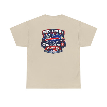 Incident Alerts Western NY T‑Shirt — Buffalo Bills Inspired Emergency Response Tee