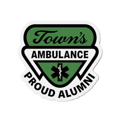 Proud Alumni - Towns Ambulance Die-Cut Magnet