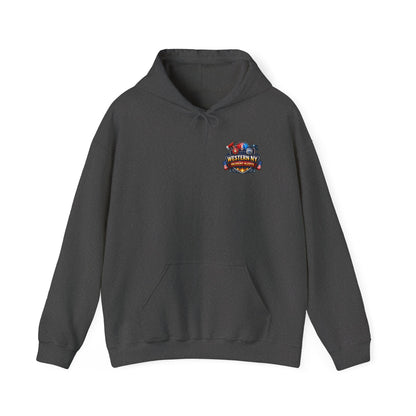 Western NY Incident Alerts Hoodie — (Buffalo Bills Themed) Emergency Response Patch Logo