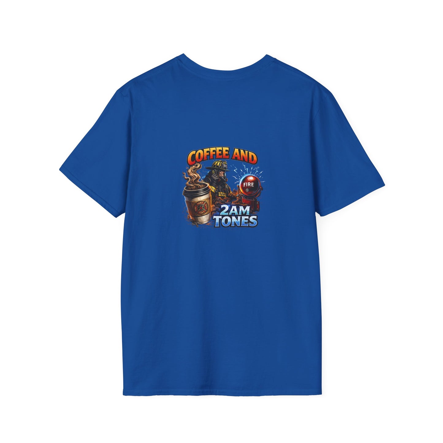 Coffee and 2AM Tones T-Shirt – Retro Coffee Vibes Graphic Tee