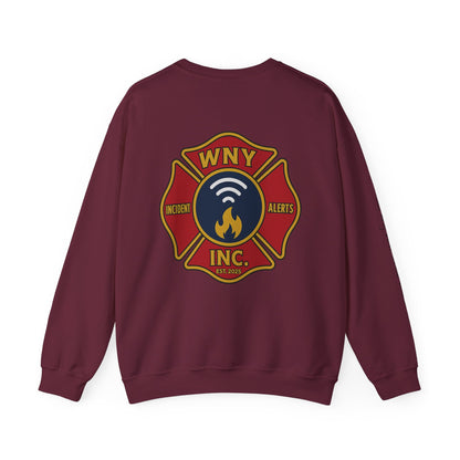 Fire Department Logo Sweatshirt — WNY Incident Alerts Crewneck