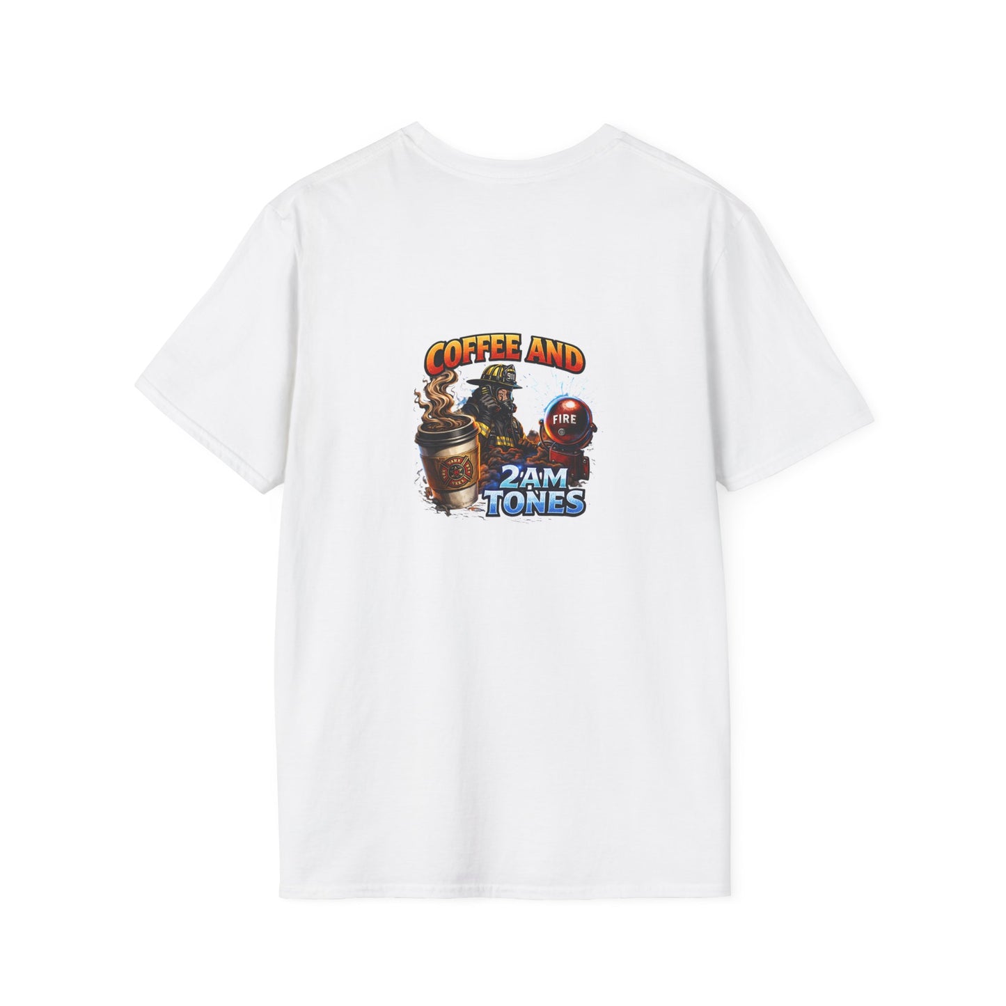 Coffee and 2AM Tones T-Shirt – Retro Coffee Vibes Graphic Tee