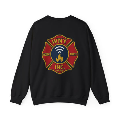 Fire Department Logo Sweatshirt — WNY Incident Alerts Crewneck