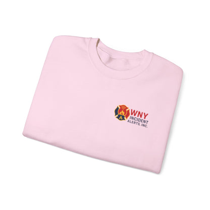 Fire Department Logo Sweatshirt — WNY Incident Alerts Crewneck