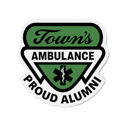 Proud Alumni - Towns Ambulance Die-Cut Magnet