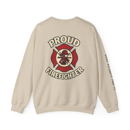 Proud Firefighter Crewneck Sweatshirt