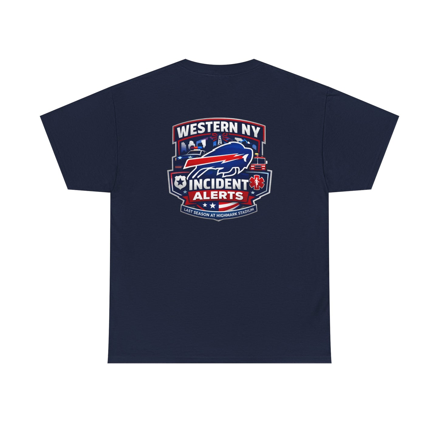 Incident Alerts Western NY T‑Shirt — Buffalo Bills Inspired Emergency Response Tee