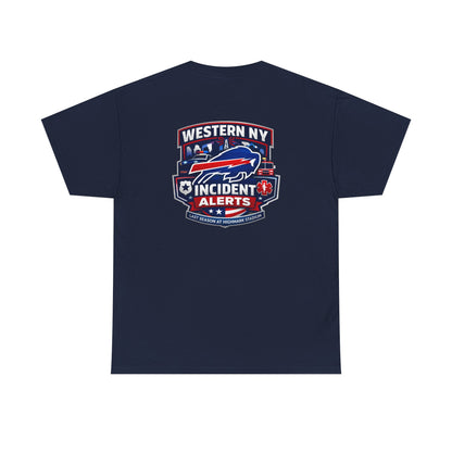 Incident Alerts Western NY T‑Shirt — Buffalo Bills Inspired Emergency Response Tee