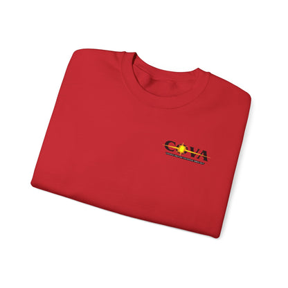 COVA Crewneck Sweatshirt — 'May the Wheels of EMS Forever Roll' Retro Logo