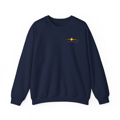 COVA Crewneck Sweatshirt — 'May the Wheels of EMS Forever Roll' Retro Logo