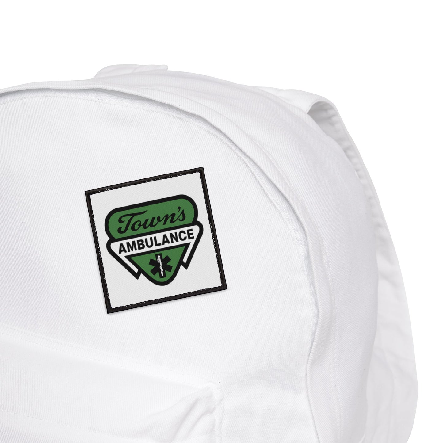 Green 'Town's Ambulance' Rescue Emblem Patch