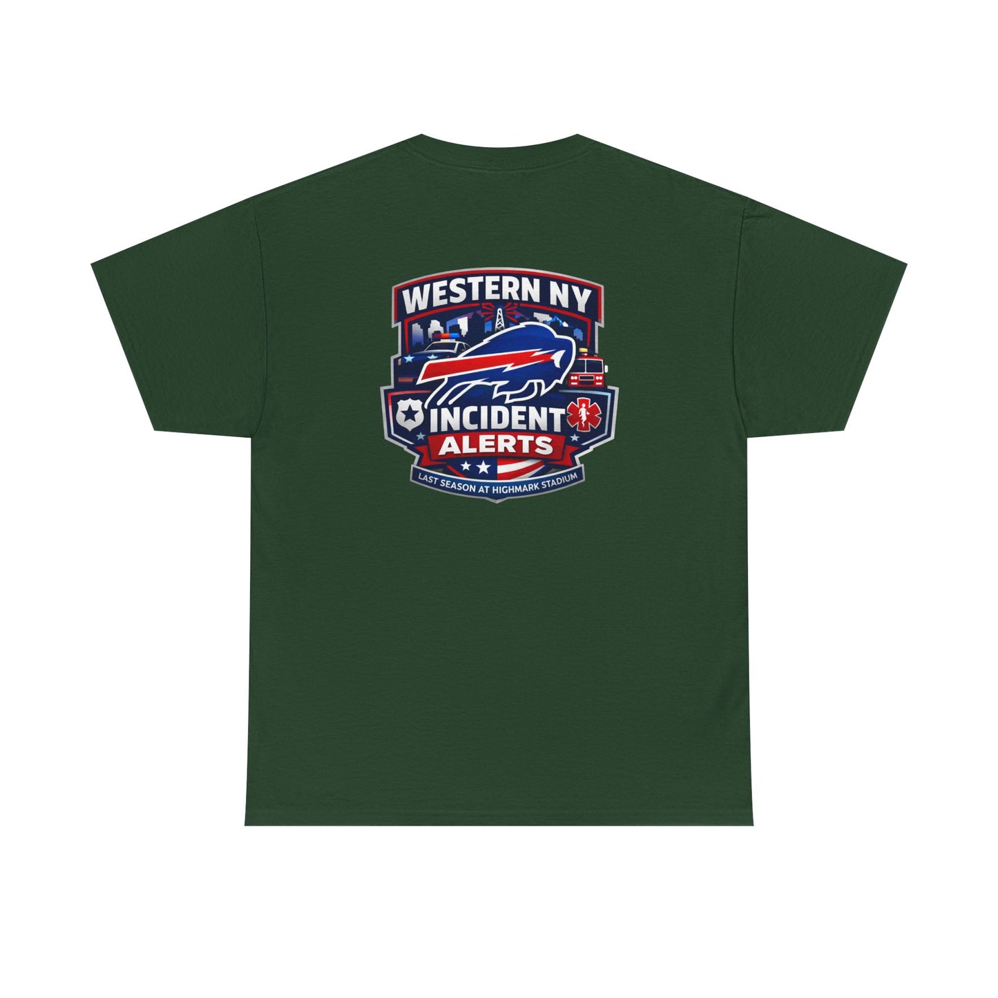 Incident Alerts Western NY T‑Shirt — Buffalo Bills Inspired Emergency Response Tee