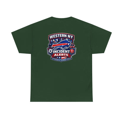 Incident Alerts Western NY T‑Shirt — Buffalo Bills Inspired Emergency Response Tee