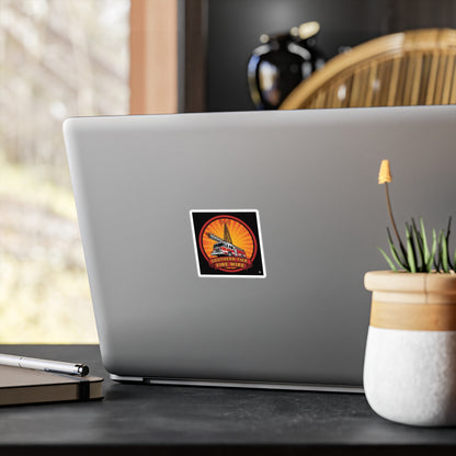 Firefighter Truck Vinyl Sticker — “Southern Tier Fire Wire” Kiss-Cut Decal