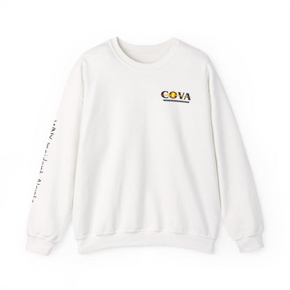 COVA Crewneck Sweatshirt — 'May the Wheels of EMS Forever Roll' Retro Logo