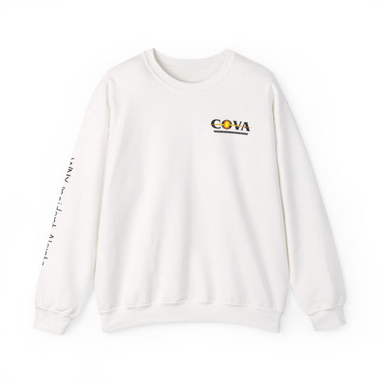 COVA Crewneck Sweatshirt — 'May the Wheels of EMS Forever Roll' Retro Logo